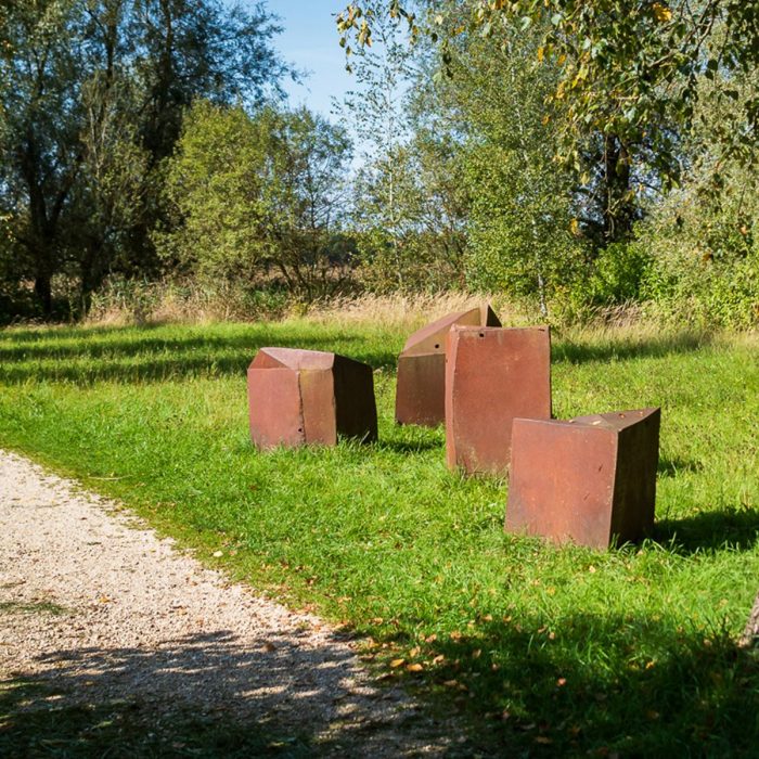 Rundweg skulpturenweg Obinger See